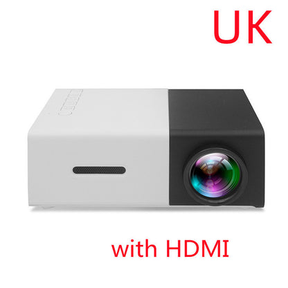 Portable Projector 3D Hd Led Home Theater Cinema HDMI-compatible Usb Audio Projector Yg300 Mini Projector